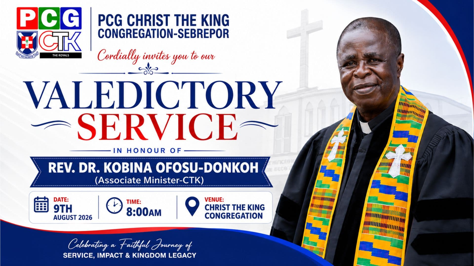 VALEDICTORY SERVICE
